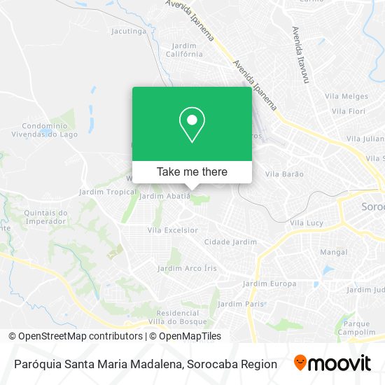 Paróquia Santa Maria Madalena map