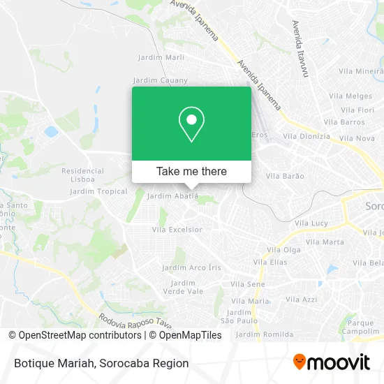 Botique Mariah map