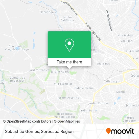 Sebastiao Gomes map