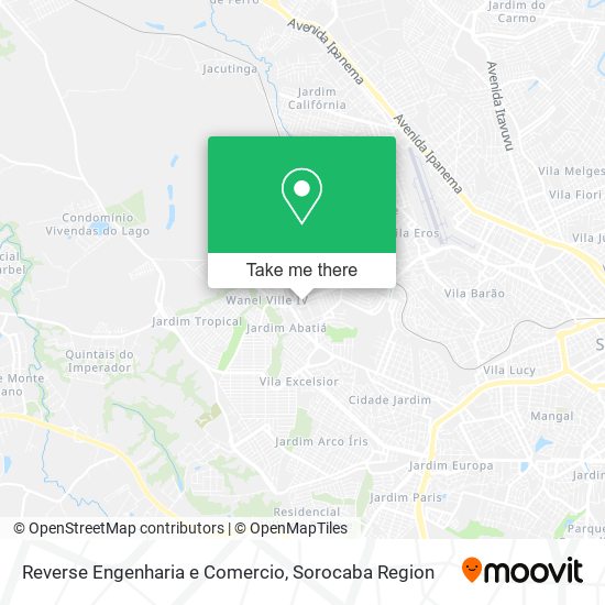 Reverse Engenharia e Comercio map