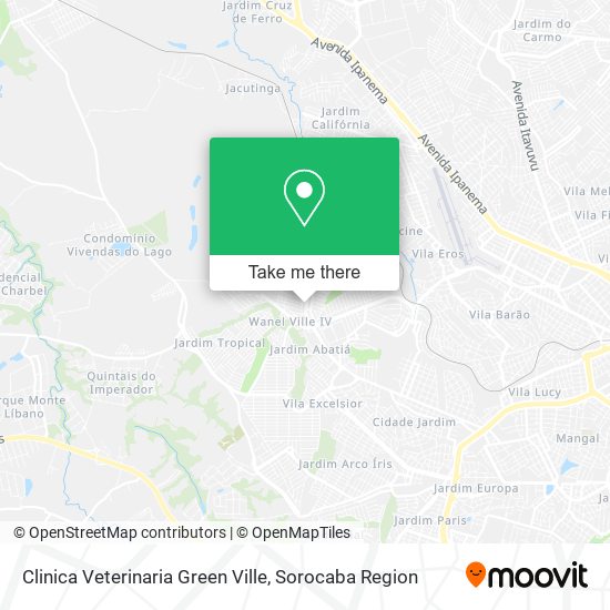 Clinica Veterinaria Green Ville map