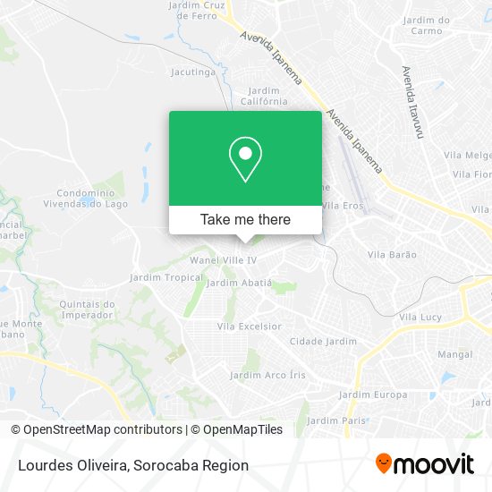 Lourdes Oliveira map