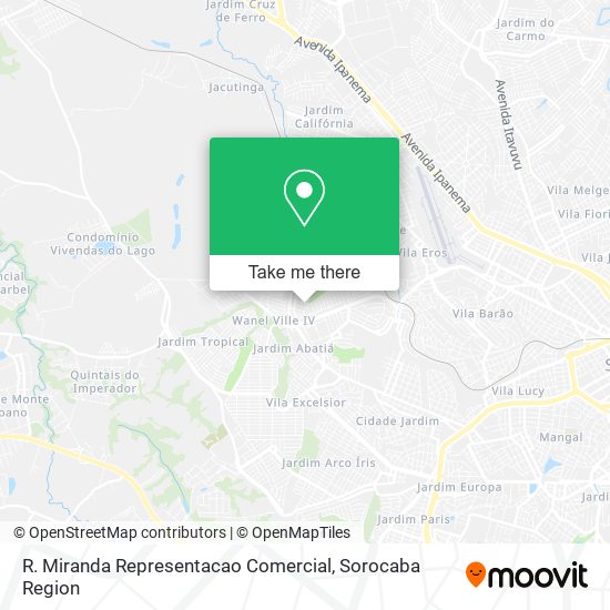 R. Miranda Representacao Comercial map