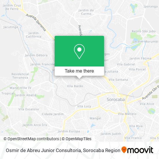Osmir de Abreu Junior Consultoria map