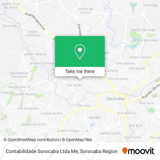 Contabilidade Sorocaba Ltda Me map