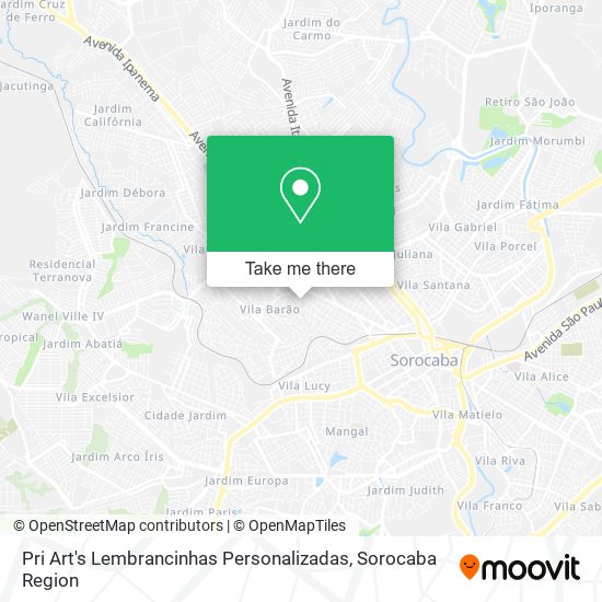 Pri Art's Lembrancinhas Personalizadas map