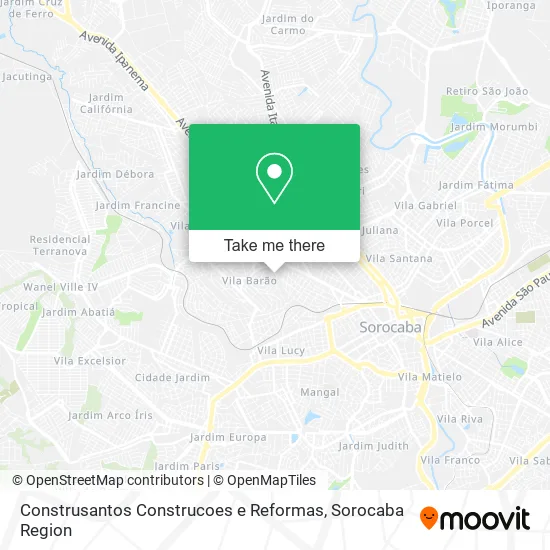 Construsantos Construcoes e Reformas map