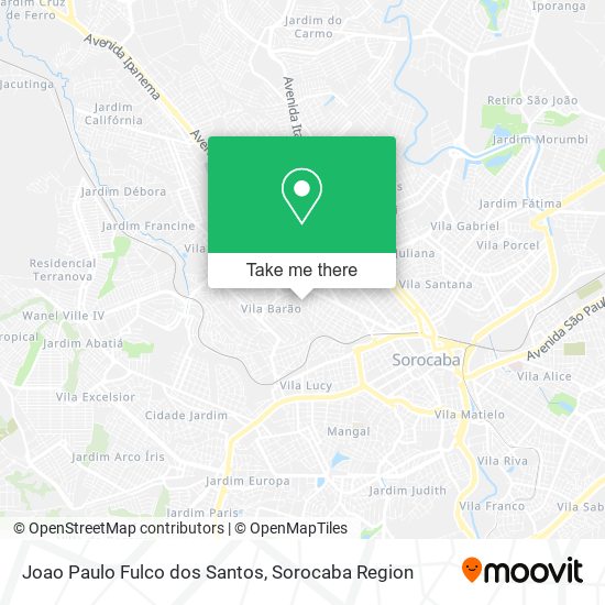 Joao Paulo Fulco dos Santos map
