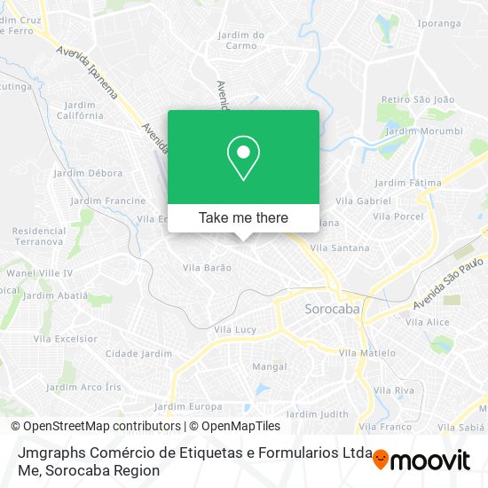 Jmgraphs Comércio de Etiquetas e Formularios Ltda Me map