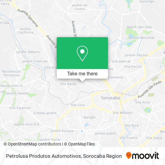 Mapa Petrolusa Produtos Automotivos