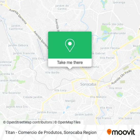 Titan - Comercio de Produtos map