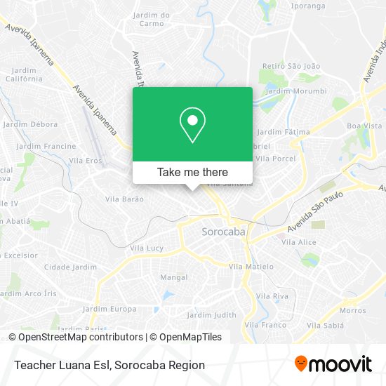 Teacher Luana Esl map