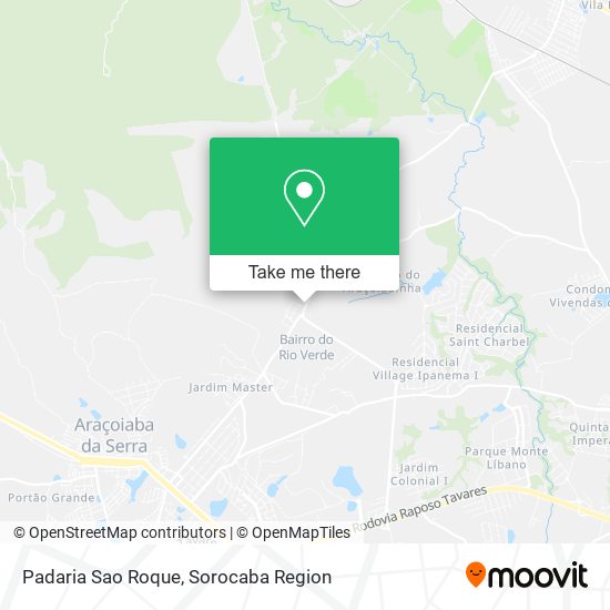 Padaria Sao Roque map