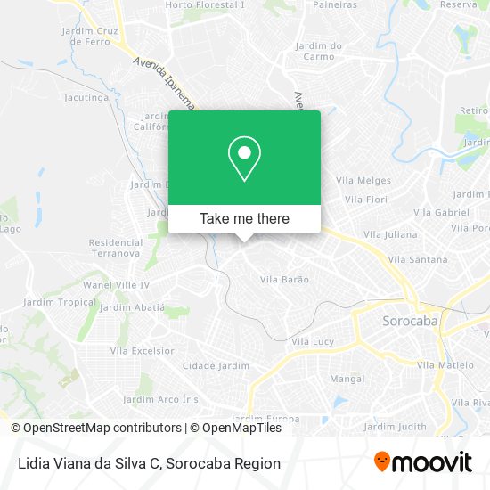 Lidia Viana da Silva C map
