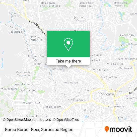 Barao Barber Beer map