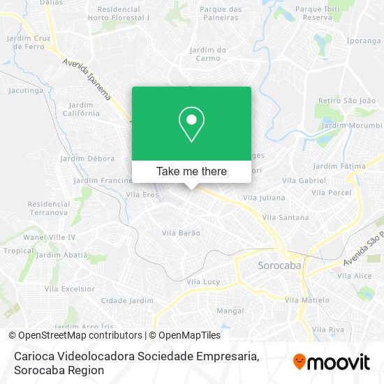 Carioca Videolocadora Sociedade Empresaria map