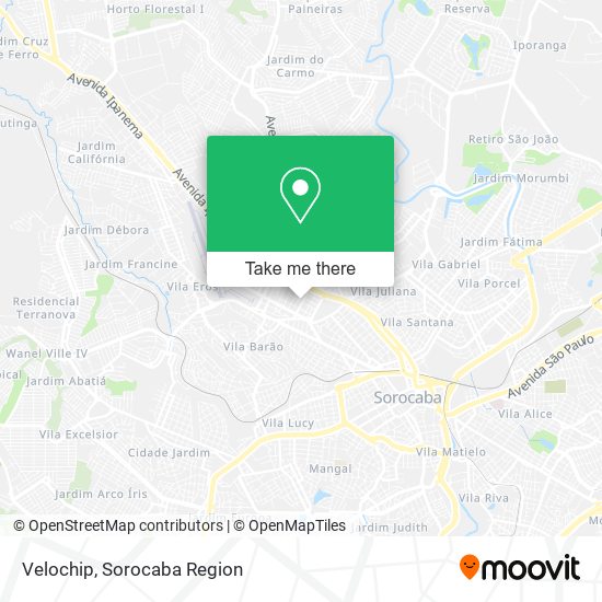 Velochip map