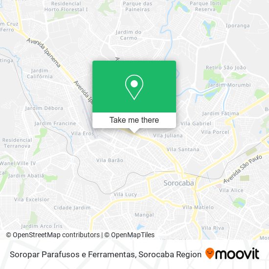 Soropar Parafusos e Ferramentas map