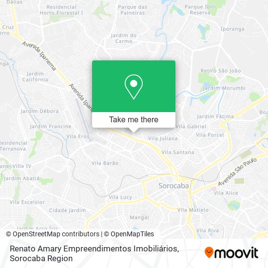 Renato Amary Empreendimentos Imobiliários map