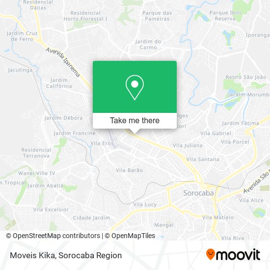 Moveis Kika map