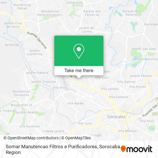 Somar Manutencao Filtros e Purificadores map