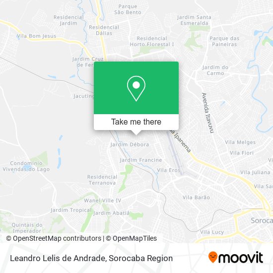 Leandro Lelis de Andrade map