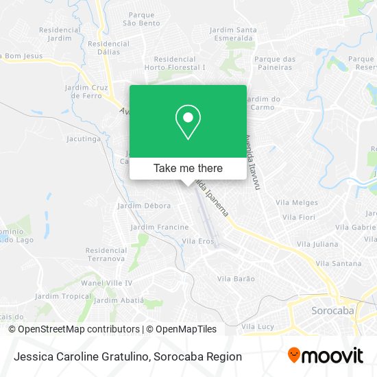 Jessica Caroline Gratulino map