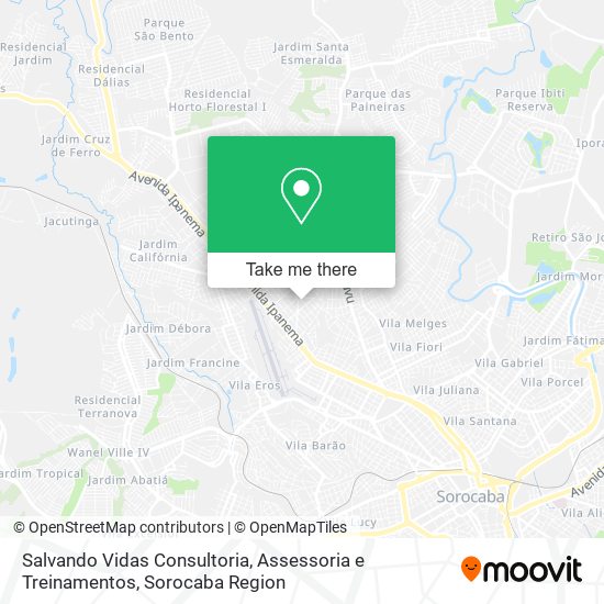 Salvando Vidas Consultoria, Assessoria e Treinamentos map