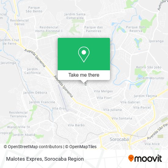 Mapa Malotes Expres