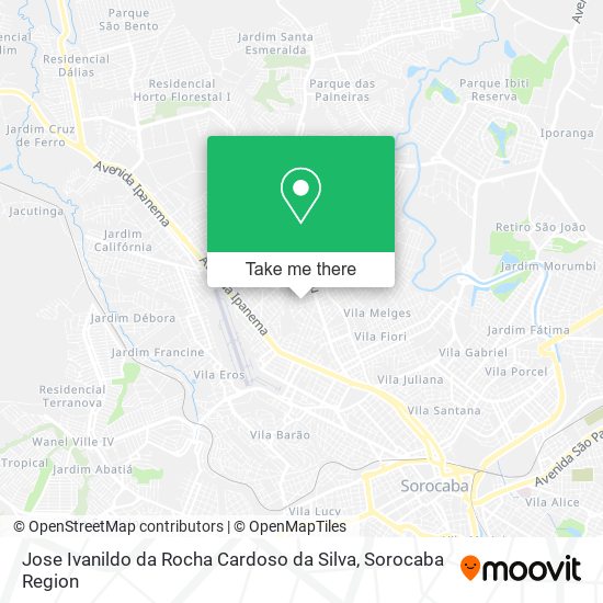 Jose Ivanildo da Rocha Cardoso da Silva map