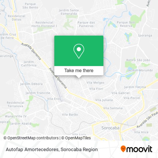 Autofap Amortecedores map