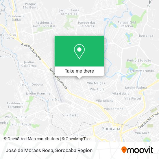 José de Moraes Rosa map