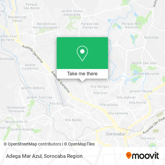 Adega Mar Azul map
