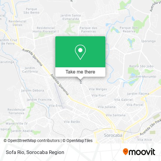 Sofa Rio map