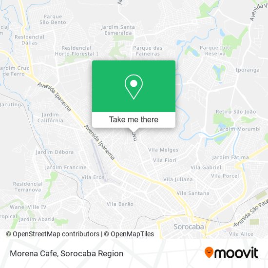 Mapa Morena Cafe