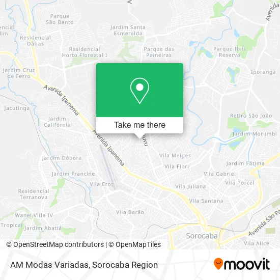 AM Modas Variadas map