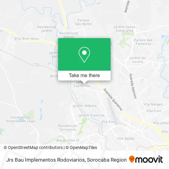 Jrs Bau Implementos Rodoviarios map