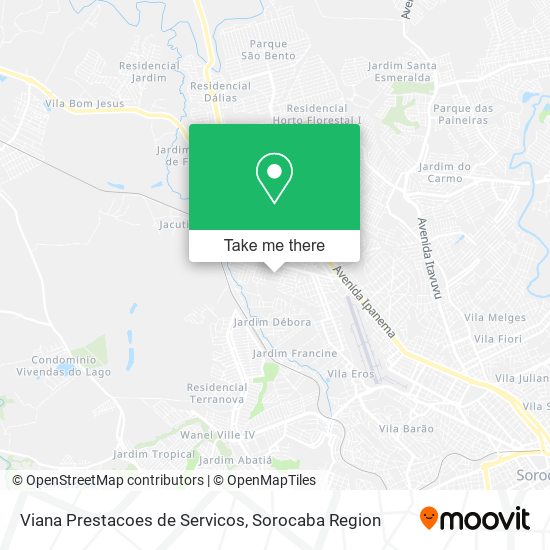 Viana Prestacoes de Servicos map