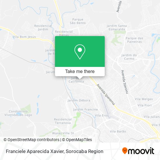 Mapa Franciele Aparecida Xavier