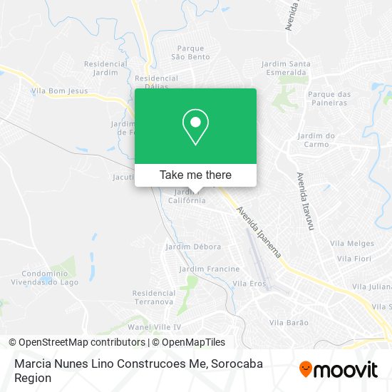 Marcia Nunes Lino Construcoes Me map