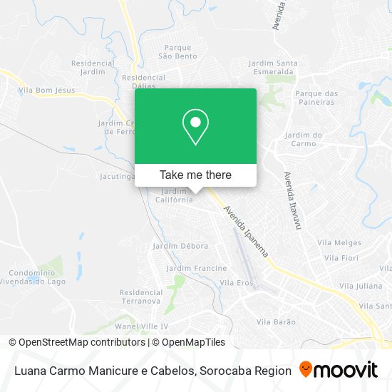 Luana Carmo Manicure e Cabelos map