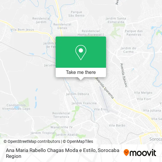 Ana Maria Rabello Chagas Moda e Estilo map