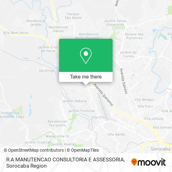 R.A MANUTENCAO CONSULTORIA E ASSESSORIA map