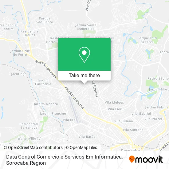 Data Control Comercio e Servicos Em Informatica map