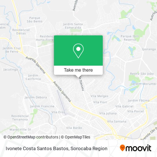 Ivonete Costa Santos Bastos map