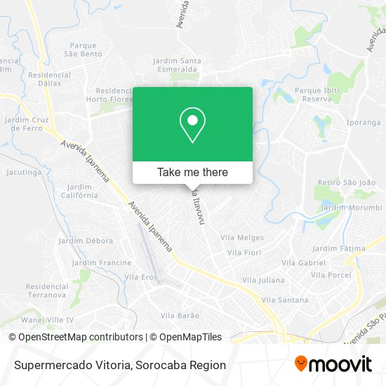 Supermercado Vitoria map