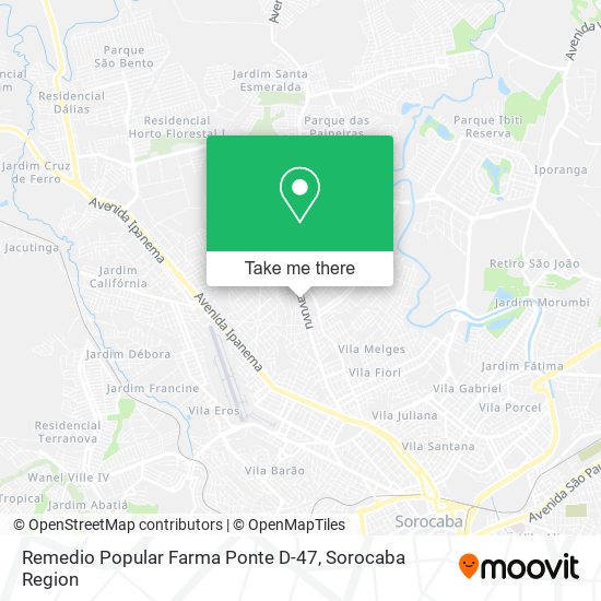 Remedio Popular Farma Ponte D-47 map