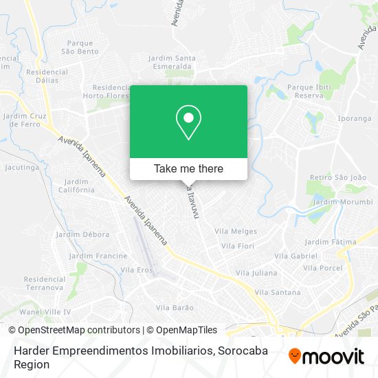 Harder Empreendimentos Imobiliarios map