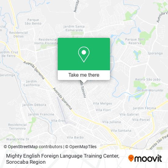 Mighty English Foreign Language Training Center map