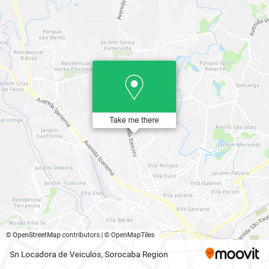 Sn Locadora de Veiculos map